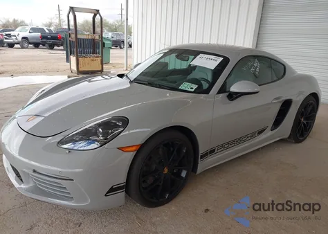 2024 Porsche 718 Cayman Style Edition из США, поврежденный, VIN WP0AA2A83RK255017